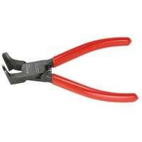 Facom – Pince coupante en plastique 150 mm – Taillants 75° pour coupe précise – Ressort de rappel d'ouverture – Finition brunie polie
