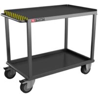 Chariot Facom 2 plateaux en Métal, 1092 x 617mm, Capacité de charge 500kg Charge lourde ( Prix pour 1 )