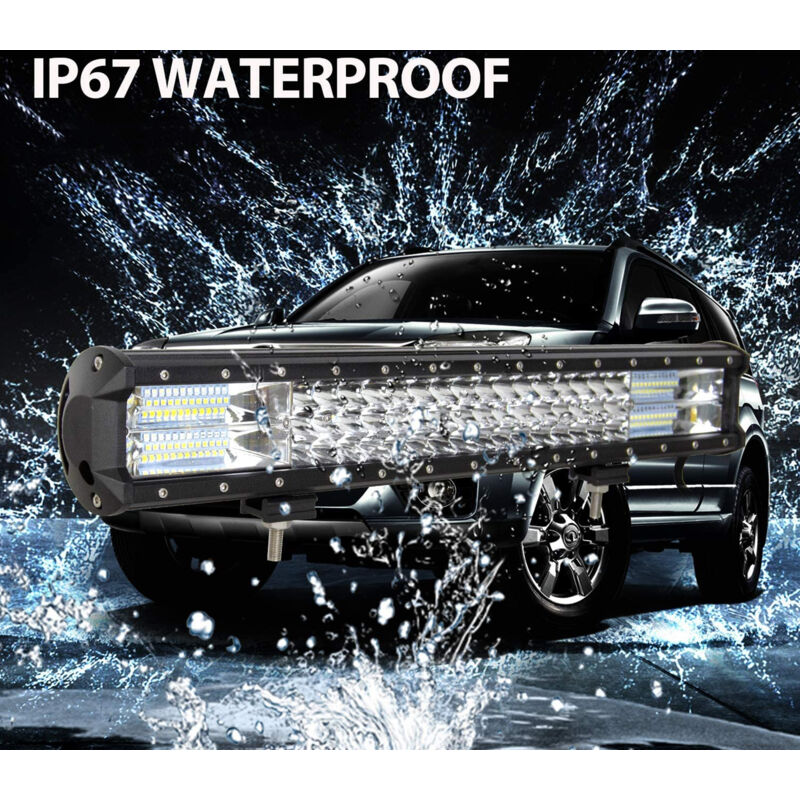 FARO SUPPLEMENTARE PROFONDITA AUTO FUORISTRADA 12V QUADRATO 9 LED 27W 6000K SC0 - Foto 6