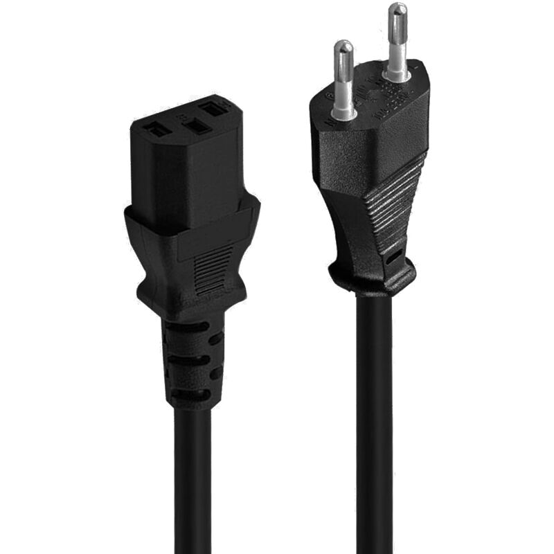 CAVO ALIMENTAZIONE PC COMPUTER E MONITOR CON PRESA SPINA ITALIANA 12 Mt 3 Poli - Foto 10