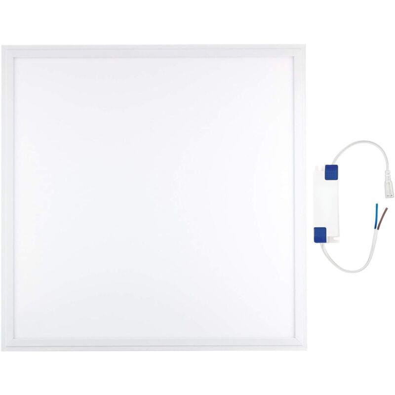 Supporto Di Fissaggio Ad Incasso Per Pannello Led Quadrato 60x60cm Cornice Bianca M Ledme