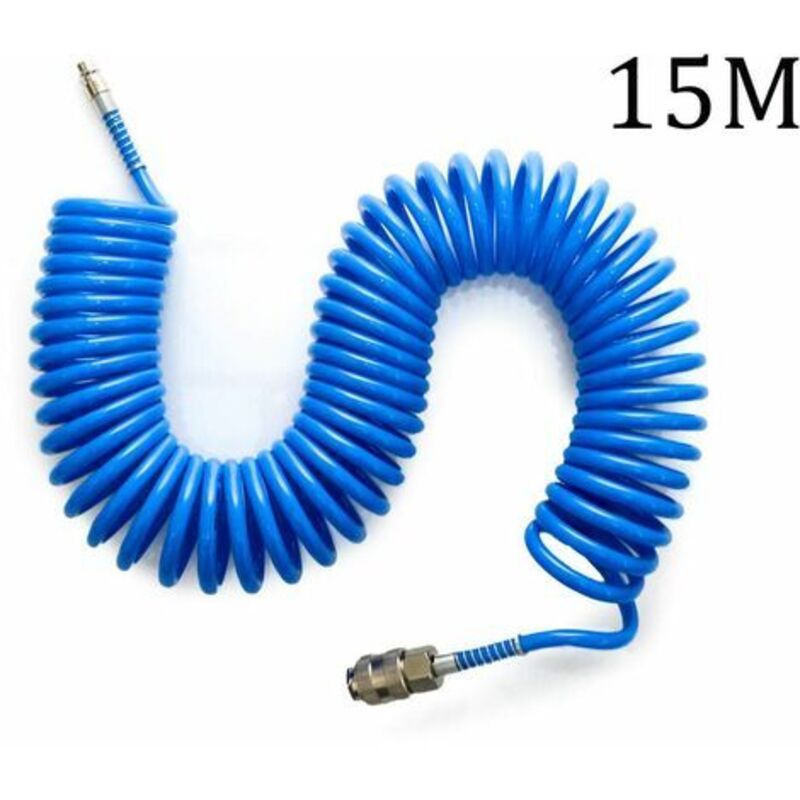 Tubo Flessibile Per Aria Compressa A Spirale 15m, 5mm - Foto 8