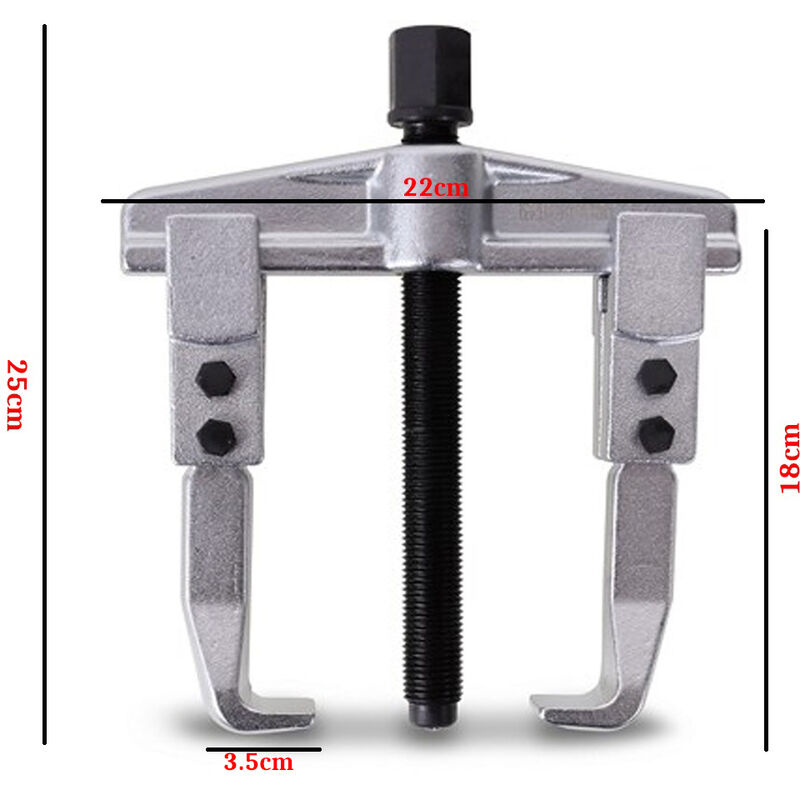 Estrattore Ingranaggio per Cuscinetti Interni Esterni 200mm 2 bracci  Regolabili