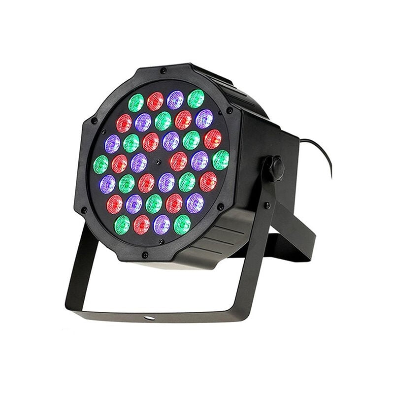 FARO LUCE STROBOSCOPICA 36 LED RGB DMX PAR PROIETTORE LUCI STROBO