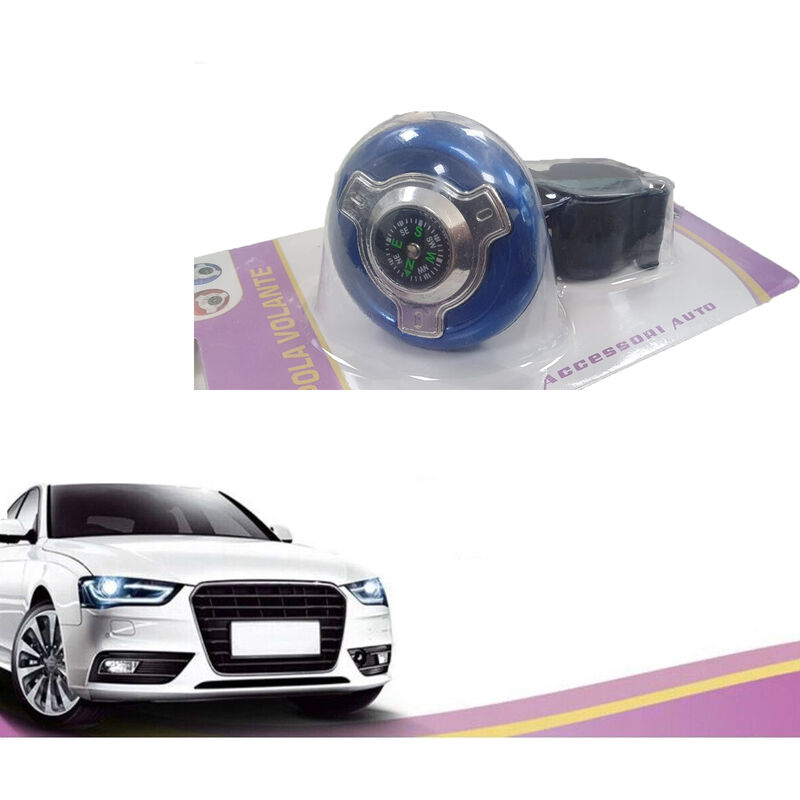 Auto Supporto Volante Fahrhilfe Pomello 360° Legno Manopola - Foto 9