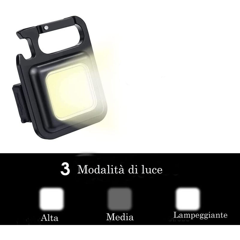 2000LM Faro Super Luminoso 9 Led USB Ricaricabile Sensore Di Movimento Faro Luce Di Ricerca Portatile Per La Pesca Campeggio All'aperto - Foto 10