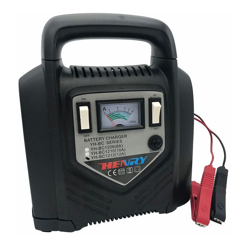 Avviatore di emergenza per batteria auto VONROC. Max. 15A. Potenza in  ingresso 350W. Per batterie al piombo 6V o 12V