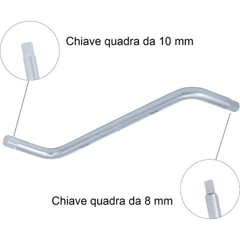 CHIAVE SVITA TAPPO OLIO DA 10mm ESAGONALE RENAULT