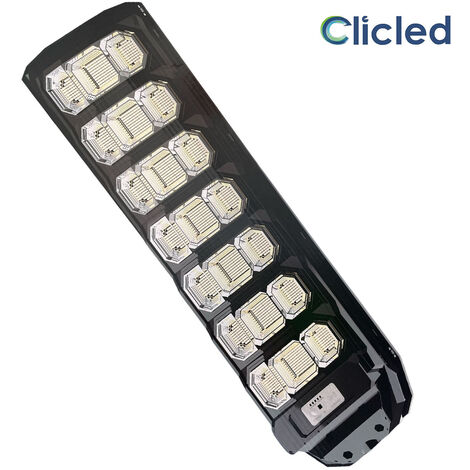 Faro LED Esterno 500W Solare Lampione Stradale Sensore Di Movimento Clicled