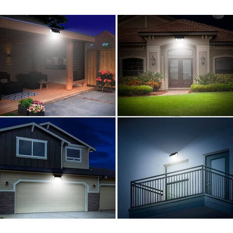 Faro LED Esterno 500W Solare Lampione Stradale Sensore Di Movimento Clicled