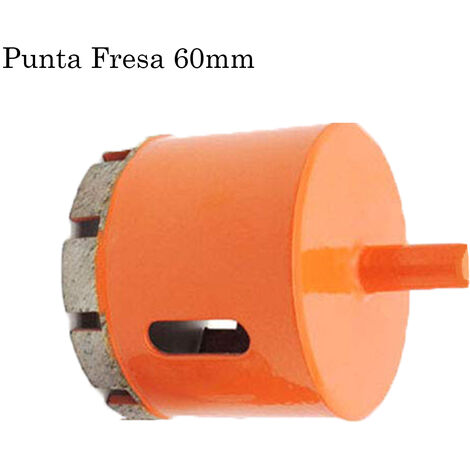 Fresa Diamantata Punta Trapano 60mm Foro Marmo Ceramica Vetro Diamante (1/5)