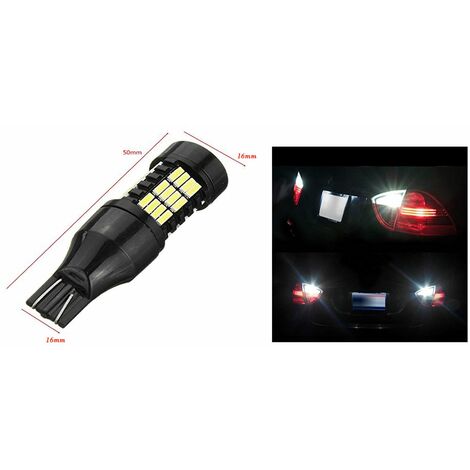 Coppia lampada lampadine luce fredda 58 led auto moto attacco T20 12V CA-64