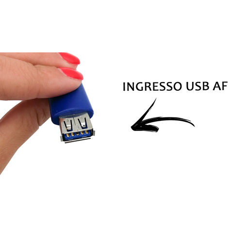 Adattatore USB 3.0 accoppiatore connettore giunto usb maschio usb