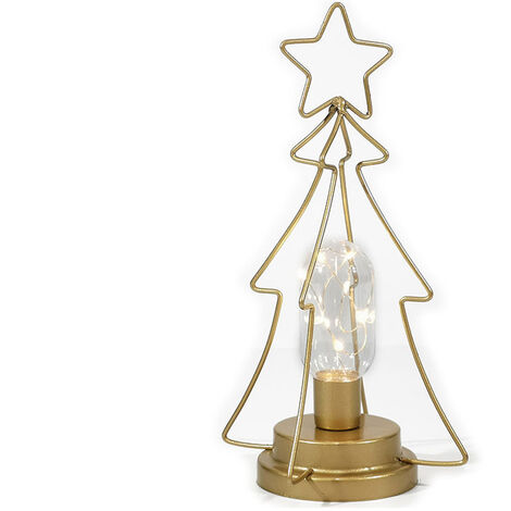 Lampada da Tavolo Senza FIli Decorazione Natale Natalizia 601139 (1/5)