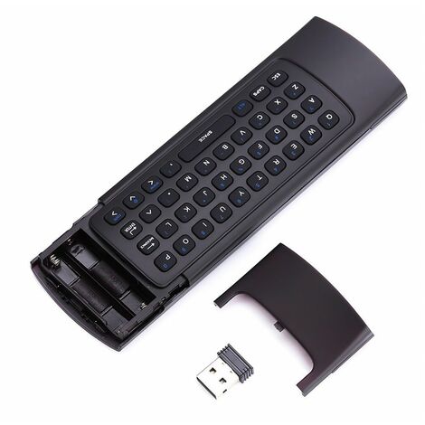 Telecomando con tastiera universale wireless 2.4G per TV box Smart TV Air  mouse