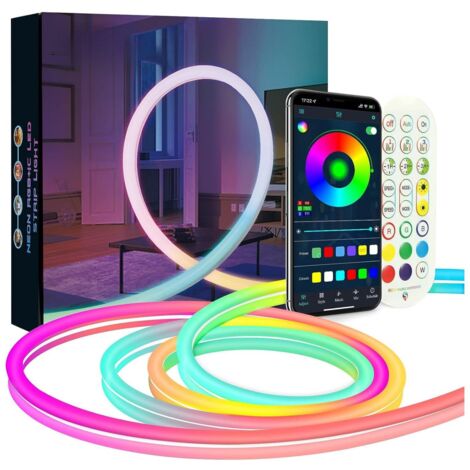 CHACOKO Striscia LED RGB Con IC 5 Con Effetto Arcobaleno Ipereabile