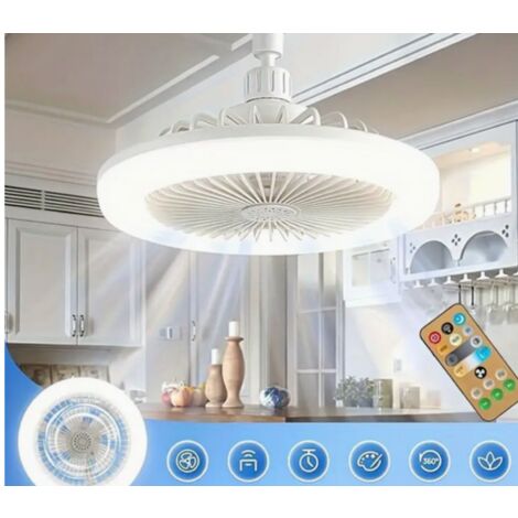 Ventilatore da soffitto con lampadina Bianco diametro 105 cm | Leroy Merlin