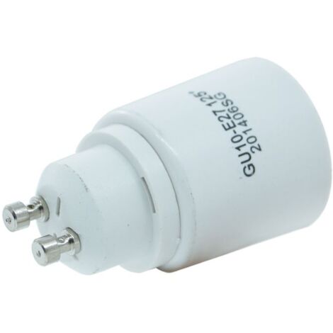 Adattatore Convertitore Riduzione Lampada Lampadina GU10 A E27