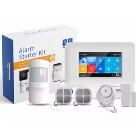 Sistema Allarme Wireless 4G Kit Sensore Movimento Sirena App Safety Guard