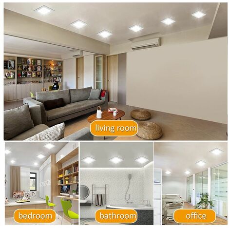 Pannello ultra slim incasso soffitto led 12W lampada sottile 220V luce  interna