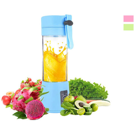 Mini frullatore portatile da viaggio succo di frutta coppa mixer frullati  380ml