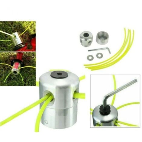 Testina in alluminio universale decespugliatore tosaerba tagliaerba 4 fili 5091