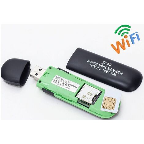 Adattatore WIFI USB Dongle PenDrive Scheda Sim Connessione Internet  Portatile