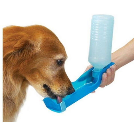 Acquista Bottiglia d'acqua portatile per cani 2 in 1 con cibo per