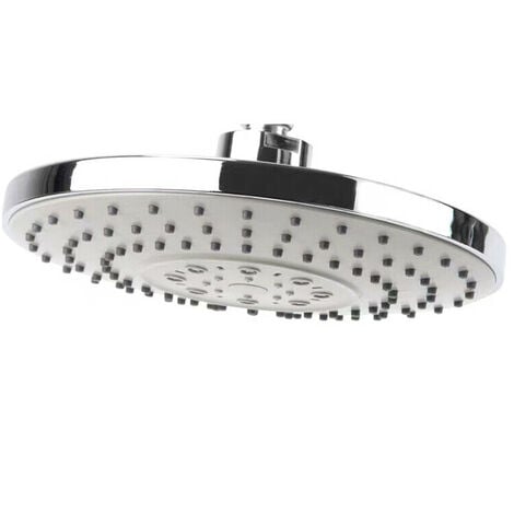 Soffione Doccia Tondo 203mm Moderno Orientabile Universale Pioggia Bagno DGO-139