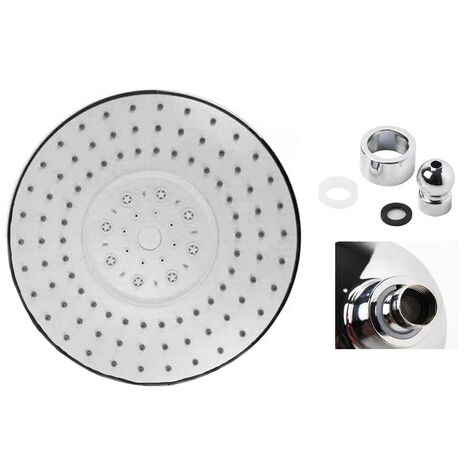Soffione Doccia Tondo 203mm Moderno Orientabile Universale Pioggia Bagno DGO-139