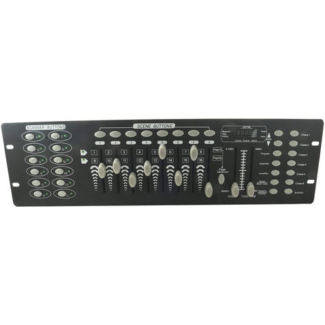 Centralina DMX 512 Controllo Luci Effetti DJ 192 Canali Display LCD