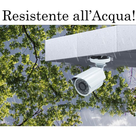 Telecamera Videosorveglianza Interna Sicurezza Led Infrarossi 2.8mm 1200TVL 02IR