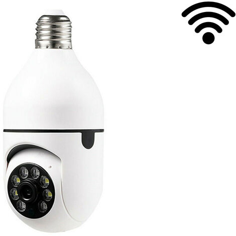 Telecamera a lampadina Wifi a 360 gradi all'aperto, fotocamera con lampadina  Wifi a 2,4