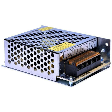 Alimentatore Stabilizzato 24V 2A 48W Adattatore Strisce Led Regolatore Tensione