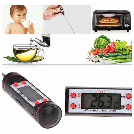 Termometro da cucina digitale sonda lcd maxi alimenti bevande temperatura