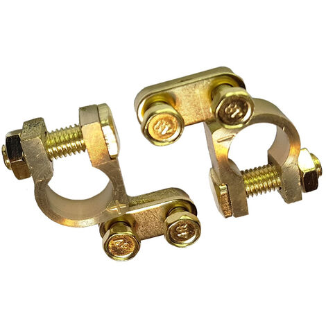 Adattatore Positivo Negativo Auto - Adattatori Positivo E Negativo In Metallo Manicotti Terminali Batteria - Foto 8