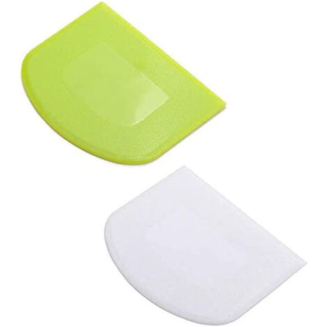 Spatola Cucina Dolci Mescola Taglia Impasti Flessibile Coppia Verde Bianco (1/5)