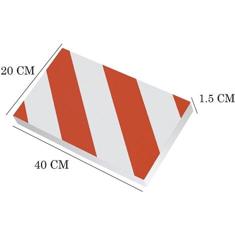 Set 2 Pannelli Adesivi Antiurto per Garage e Box Protezione Paraurti A