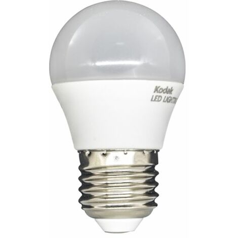 LED A5 G45 E27 6400K 500lm LAMPADINA RISPARMIO ENERGETICO A Vite Edison Globo smerigliato 