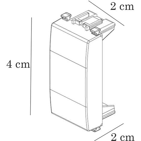 4 Tasti Copriforo Per Prese Living | Compatibili, Nero ABS | Ideali Per Coprire Fori O Prese Non Utilizzate