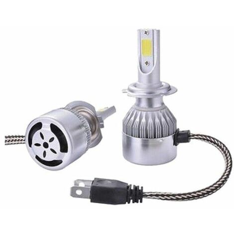 KIT LAMPADA LAMPADE H7 LED 6000K 4800 lumen FARI AUTO CAMION MOTO DC