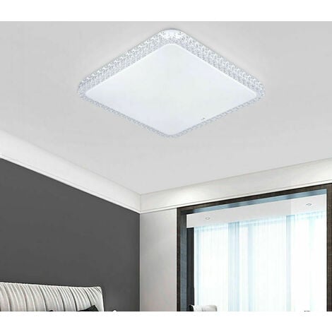 Plafoniera LED Da Soffitto Quadrata 100W Luce Fredda Effetto Cielo Stellato 806