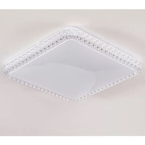 Plafoniera LED Da Soffitto Quadrata 80W Luce Fredda Effetto Cielo Stellato 806