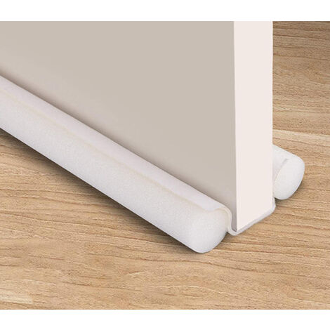 Paraspifferi Porta Ingresso Sottoporta 93cm Bianco Striscia Guarnizione Schiuma