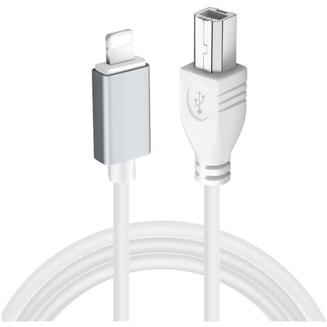 Cavo Adattatore Lightning USB Type-B Pianoforte Chitarra Scheda Audio Stampante (1/5)