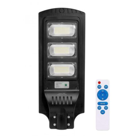 Faro LED Esterno 90W Solare Lampione Stradale Sensore Di Movimento Clicled