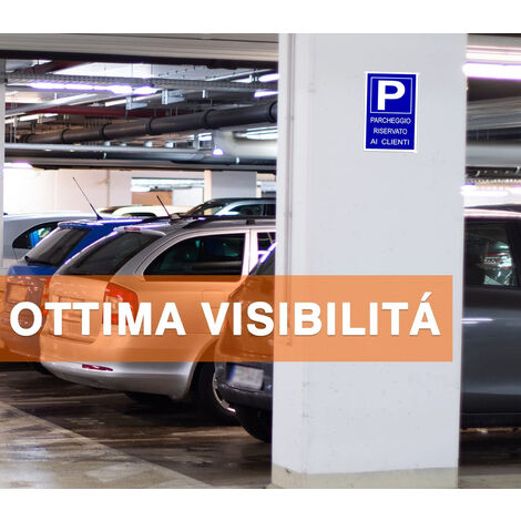 Cartello Personalizzato Parcheggio 30x20 Cm – Pannello In Schiuma Rigida 3mm Con Fori – Made In Germany
