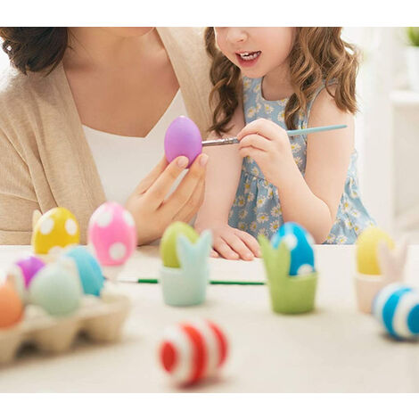 Adesivi decorativi per finestre colorate in pvc con uova di pasqua all'ingrosso