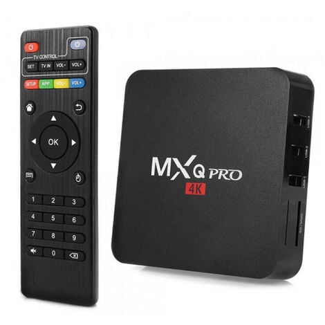 MXQ Android tv box wifi internet smart tv full hd 1080p 16 gb mxq pro 4k 