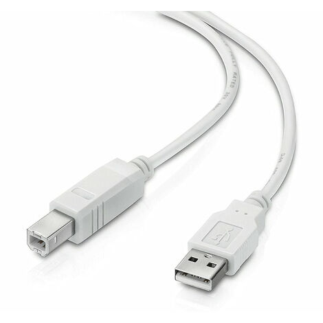 Cavo Stampante USB 3.0, Cavo di Prolunga da USB Tipo A Maschio a B Maschio per Stampanti Canon Epson HP, Accessori per Computer